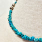 Handmade Native American Turquoise & Sterling Silver Necklace by Sunwest Silver