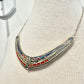 Traditional Tibetan Lapis Coral Sterling Silver Necklace by Tibetan Nepali Jewelry