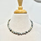 Vintage White Buffalo Bead Necklace by Claudia Dodson