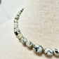 Vintage White Buffalo Bead Necklace by Claudia Dodson