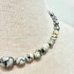 Vintage White Buffalo Bead Necklace by Claudia Dodson