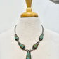 #8 Turquoise & Sterling Silver Necklace Handmade by Alzuni