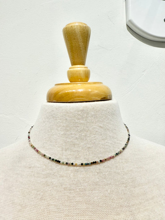 Handmade Tourmaline Necklace by Reza Khan Minerals