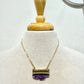 Cascading Amethyst Necklace by Zada Official