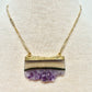 Cascading Amethyst Necklace by Zada Official