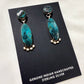 Handcrafted Native American Turquoise Earrings by Southwest Arts