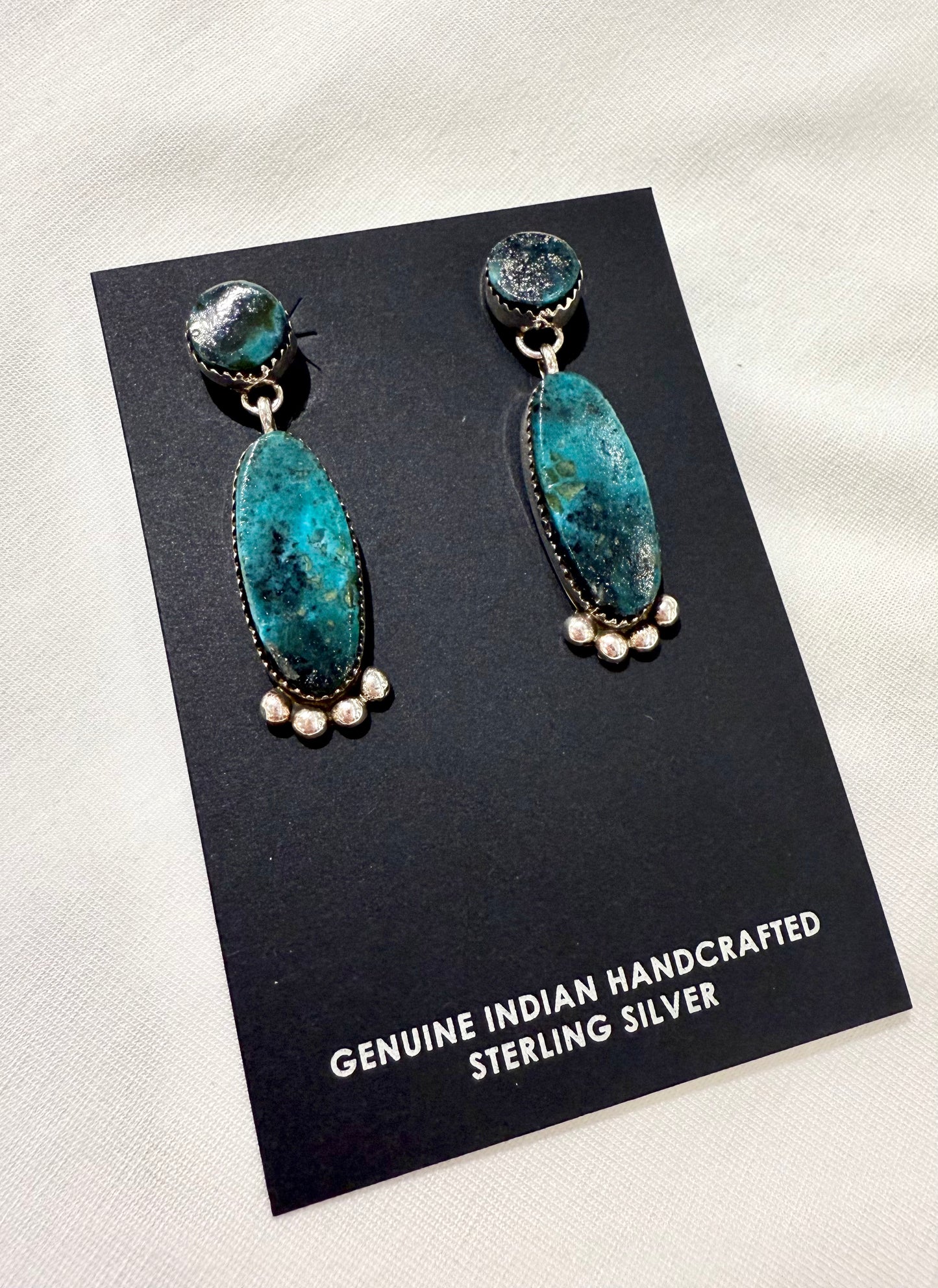 Handcrafted Native American Turquoise Earrings by Southwest Arts