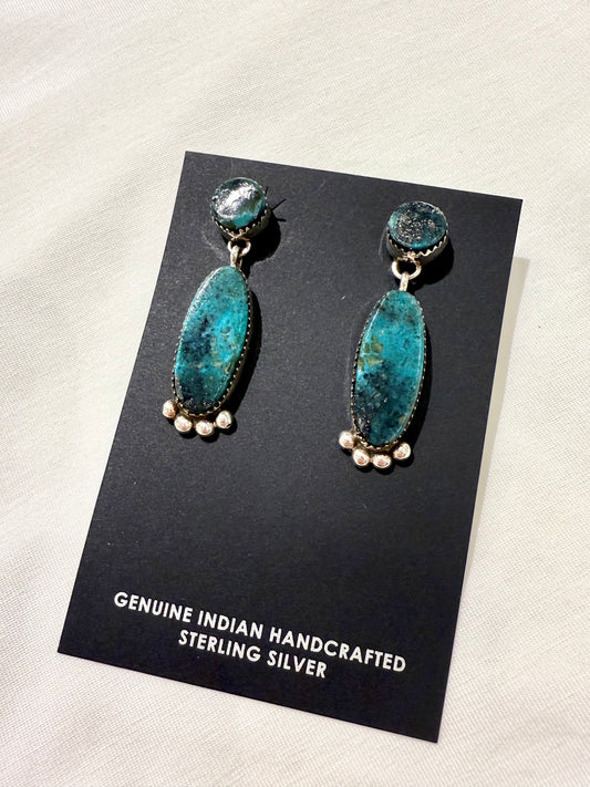 Handcrafted Native American Turquoise Earrings by Southwest Arts