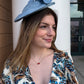 Tonya Hat by Christine A Moore Millinery in Medium Blue