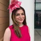 Zizi Hat by Christine A Moore Millinery in Blush/Pink