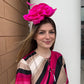 Rusalia Hat by Christine A Moore Millinery in Fuschia/Hot Pink