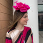 Rusalia Hat by Christine A Moore Millinery in Fuschia/Hot Pink