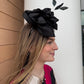 Rusalia Hat by Christine A Moore Millinery in Black