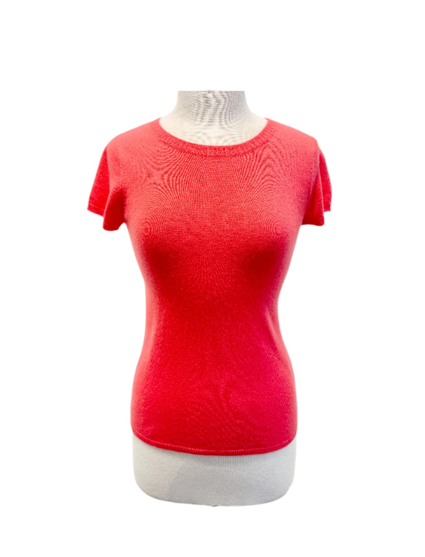 Luxury Tee by InCashmere in Coral Glow