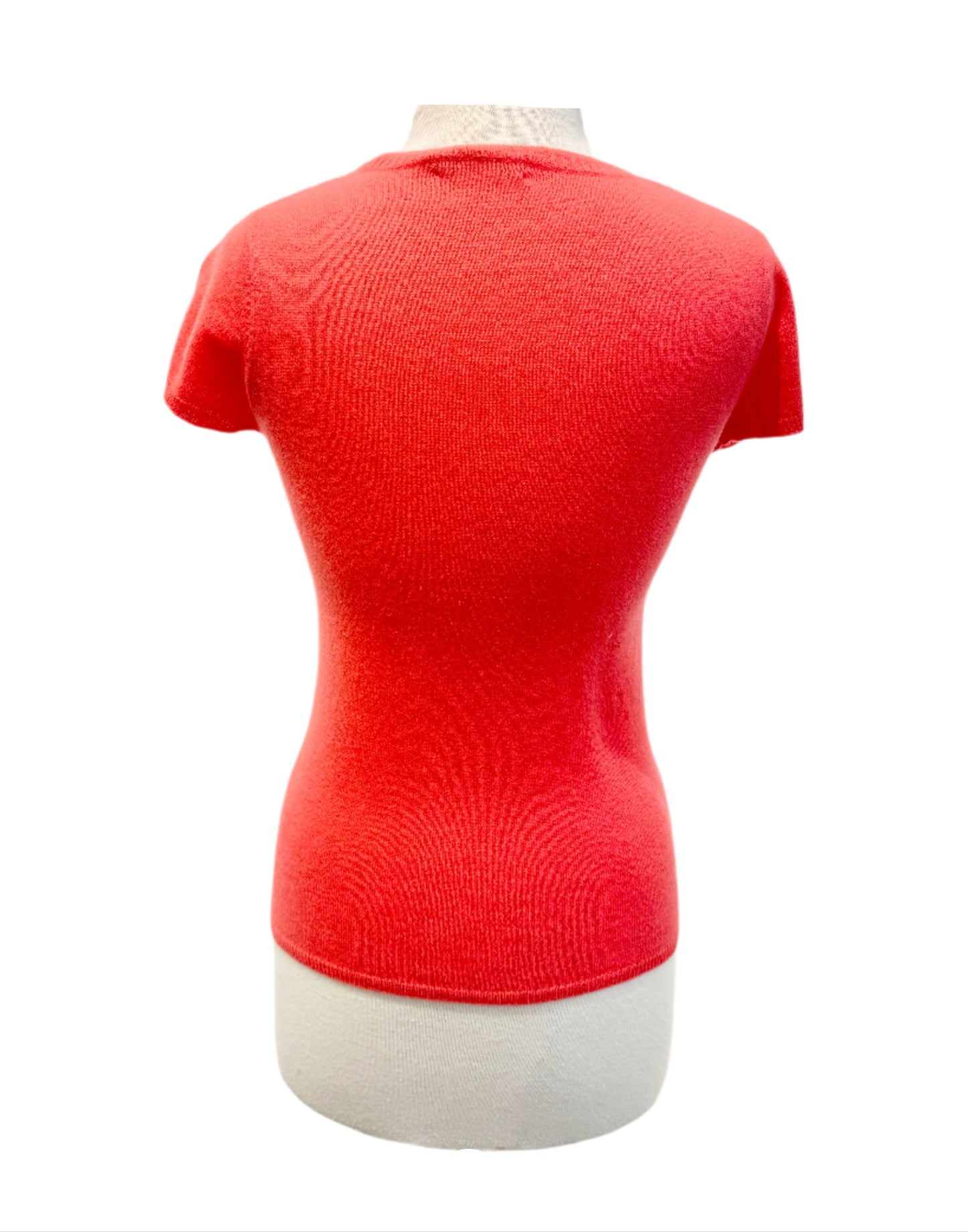 Luxury Tee by InCashmere in Coral Glow