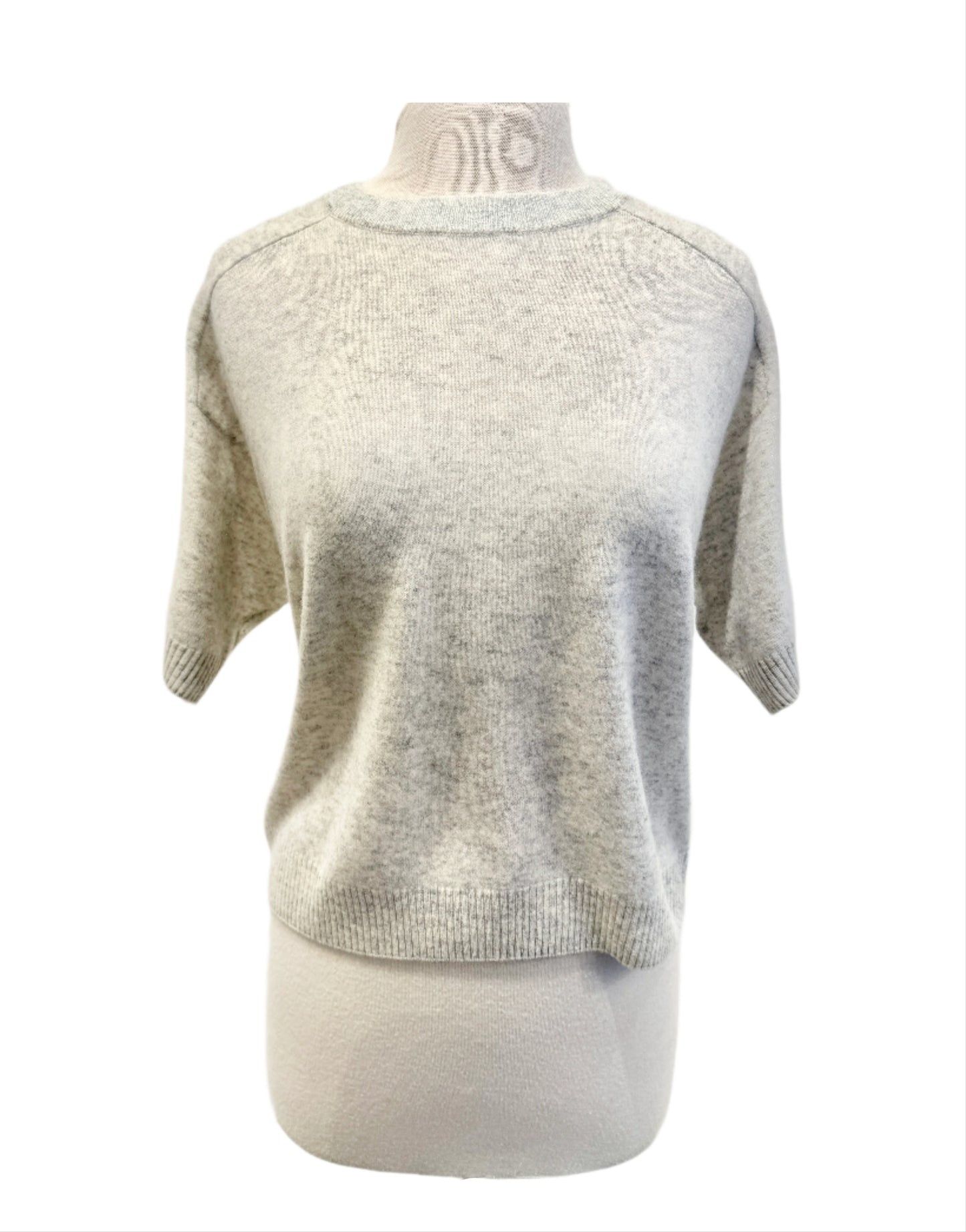 Crewneck Sweater by InCashmere in Silver Heather