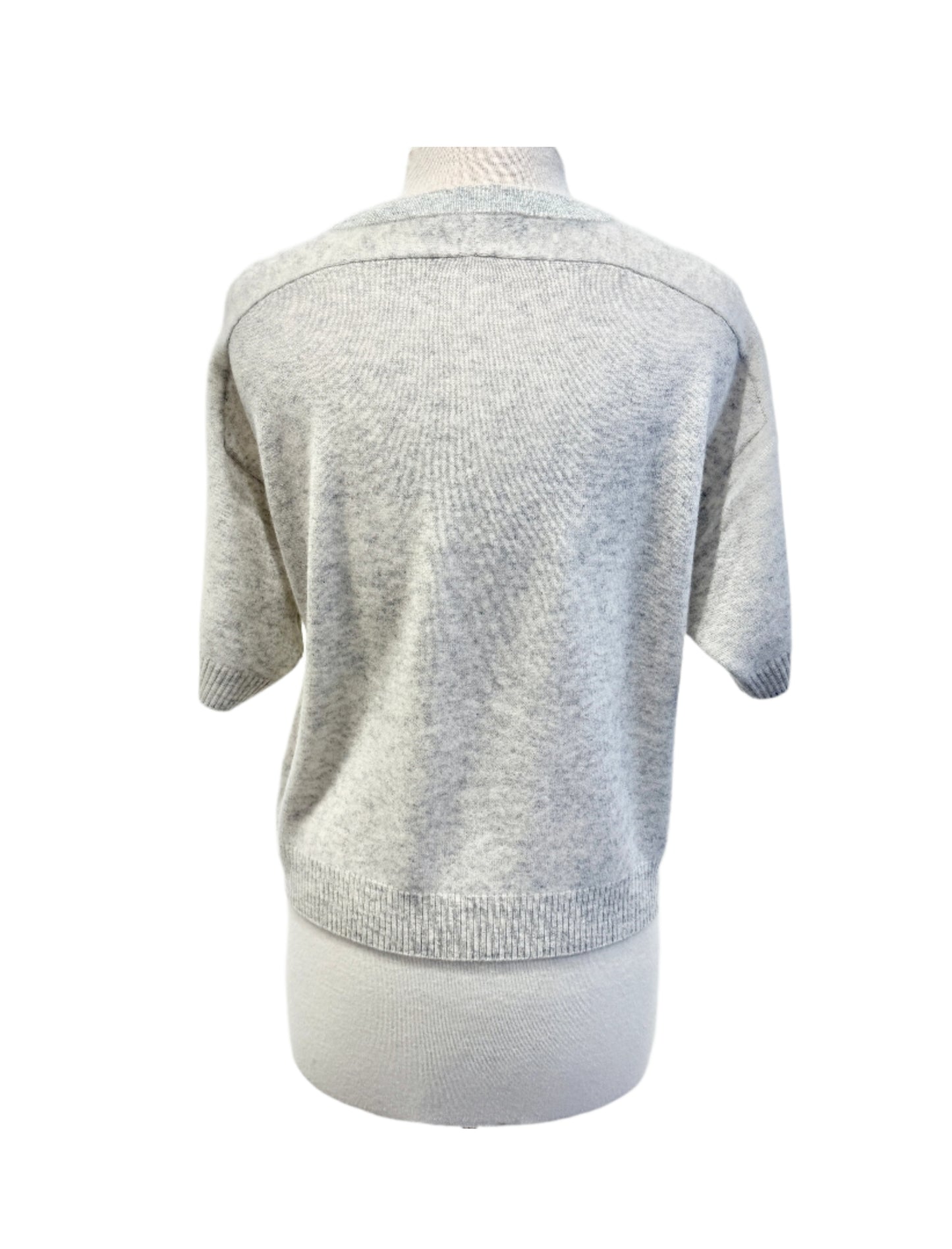 Crewneck Sweater by InCashmere in Silver Heather