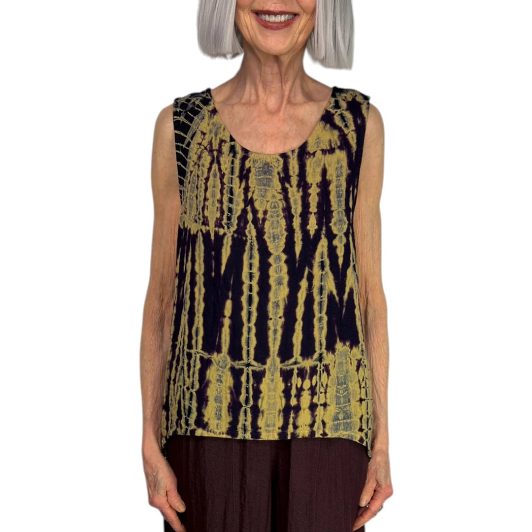 Hand Dyed Gails Tank by Gerties in Autumn