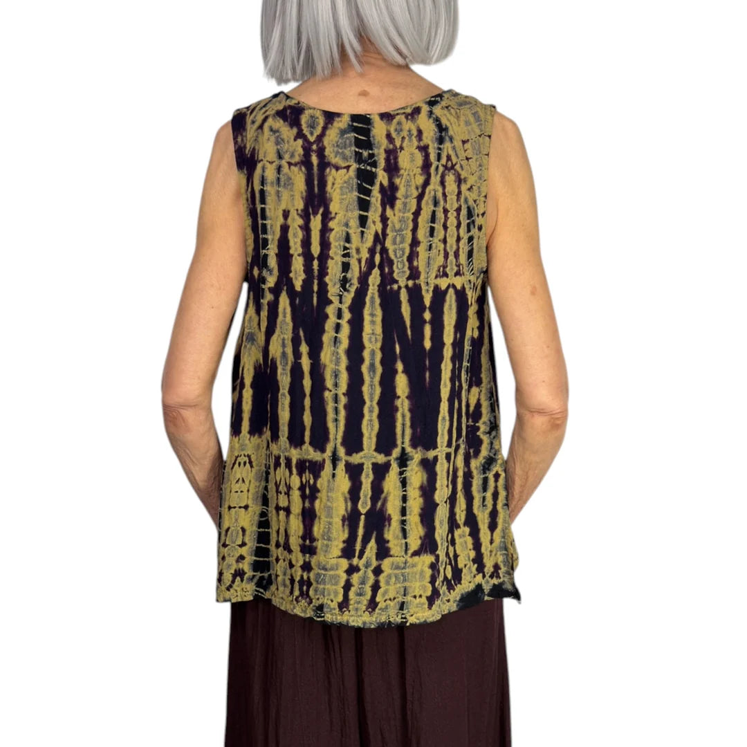 Hand Dyed Gails Tank by Gerties in Autumn