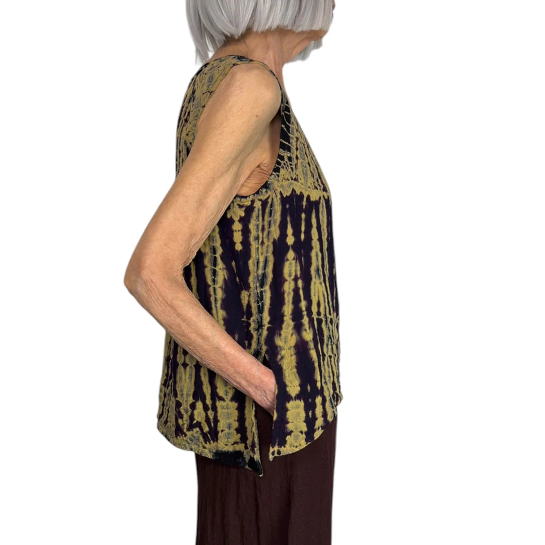 Hand Dyed Gails Tank by Gerties in Autumn