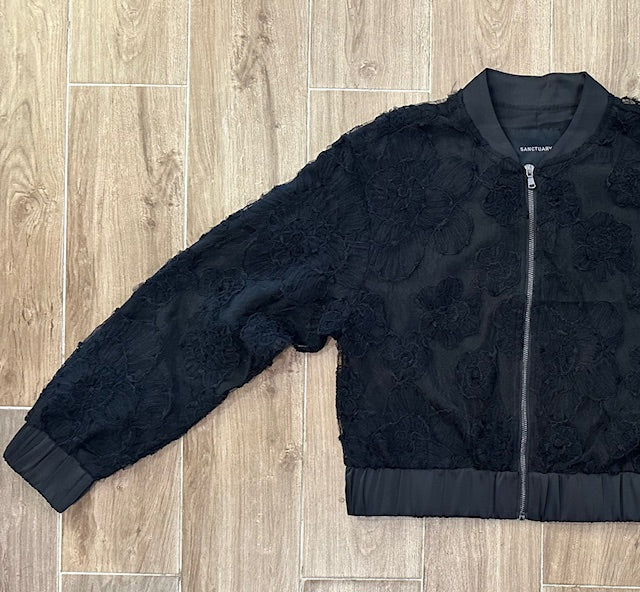 Rosy Party Bomber by Sanctuary in Black