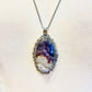 Amethyst Agate Gemstone Pendant by Dorjec Design