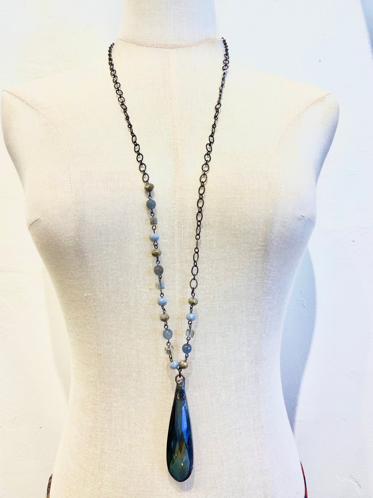 Crystal Pendant Necklace by Marc Griffith