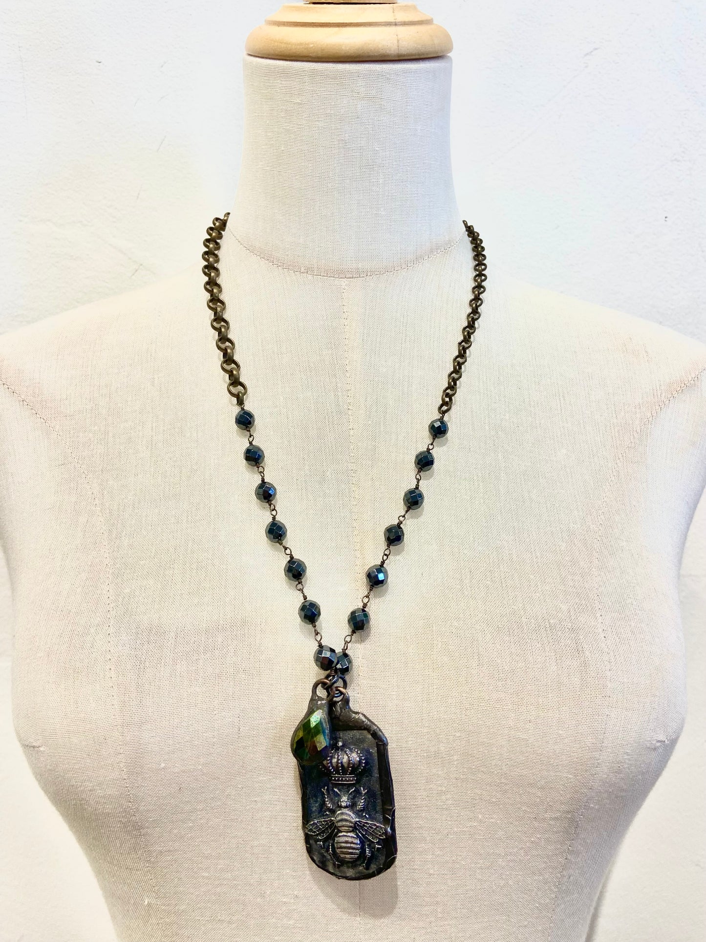 Queen Bee Pendant Necklace by Marc Griffith