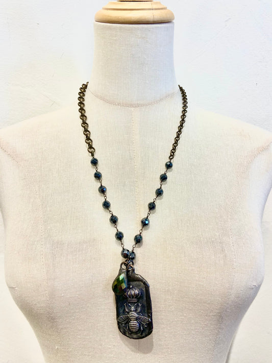 Queen Bee Pendant Necklace by Marc Griffith