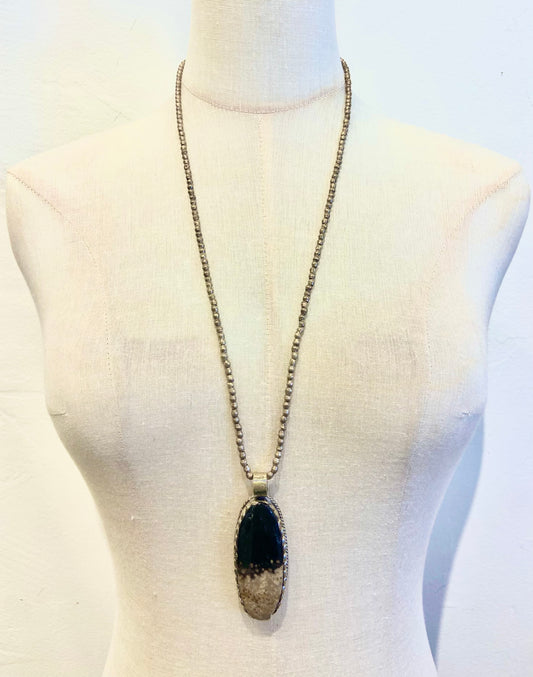 Plum Blossom Gemstone Necklace by Dorjec Design