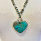 Chrysocolla Gemstone Pendant by Dorjec Design with Labradorite Beaded Necklace