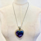 Fluorite Heart Gemstone Necklace by Dorjec Design