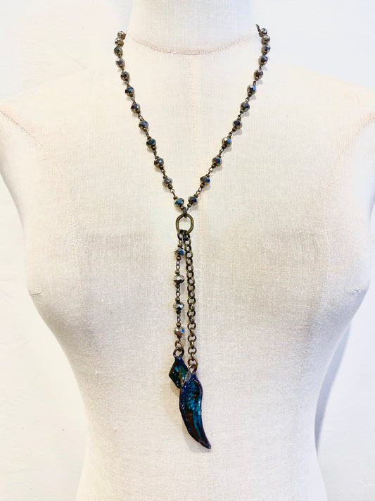 Angel Wing Pendant Necklace by Marc Griffith