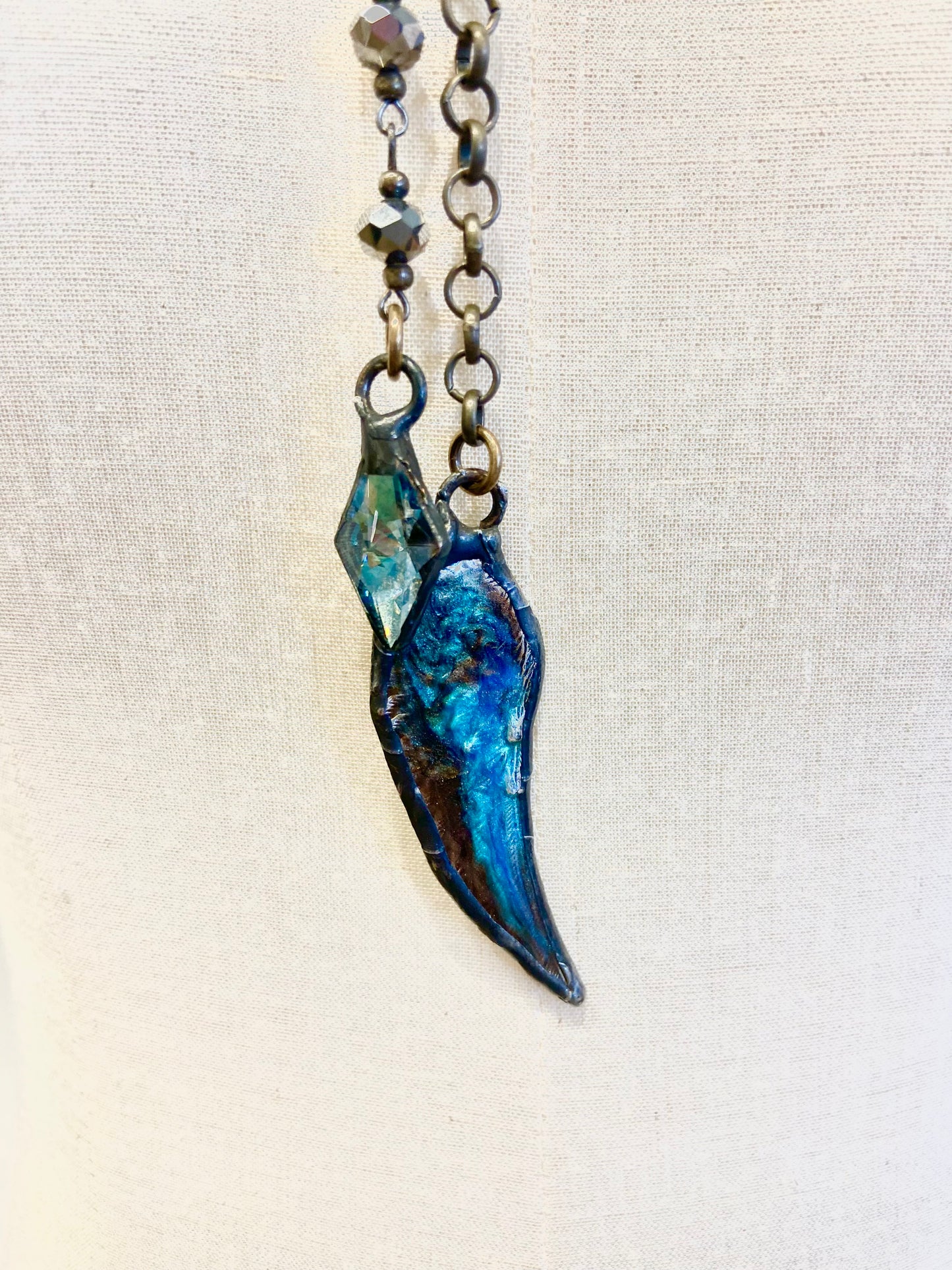 Angel Wing Pendant Necklace by Marc Griffith