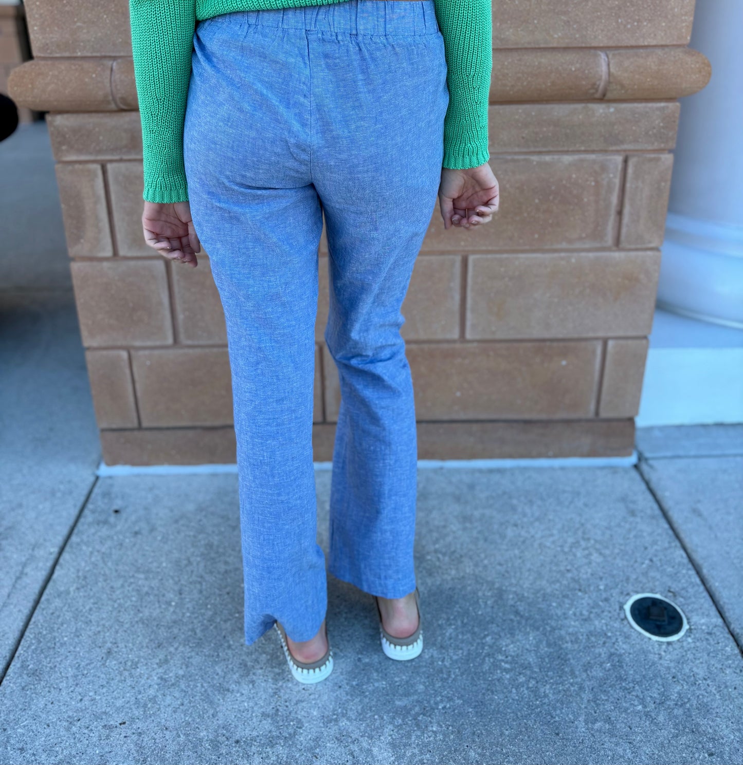 Full Length Pant by Pure Amici in Water