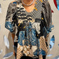 Cotton Top by Dolma in Blue and Black