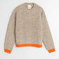 Bicolor Sweater by Indi & Cold in Beige