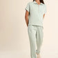 Jackie Knitted Pants by Gabrielle in Sage