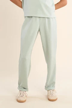 Jackie Knitted Pants by Gabrielle in Sage