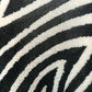 Lisa Chevron Print Top by Wild Cosmos in Black / Vanilla