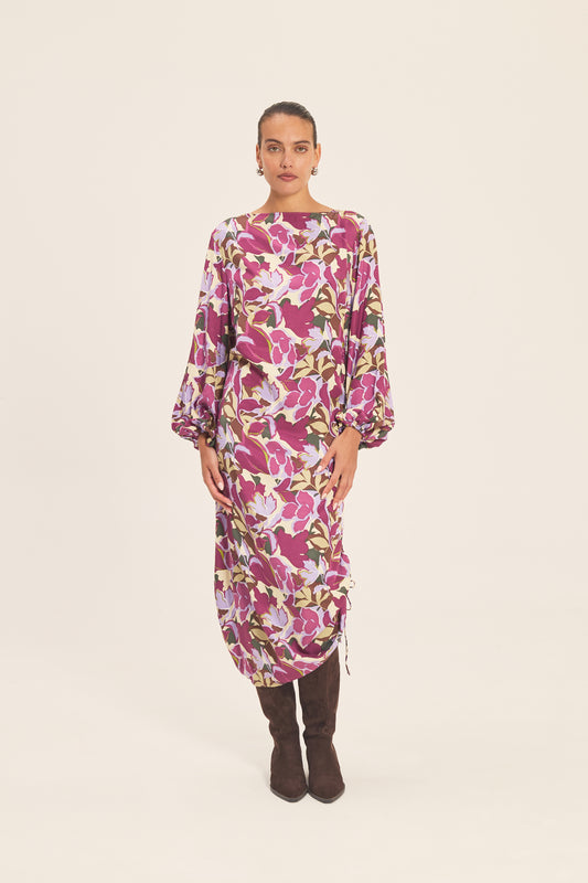 Ondine Dress by JULA in Seni Mulberry