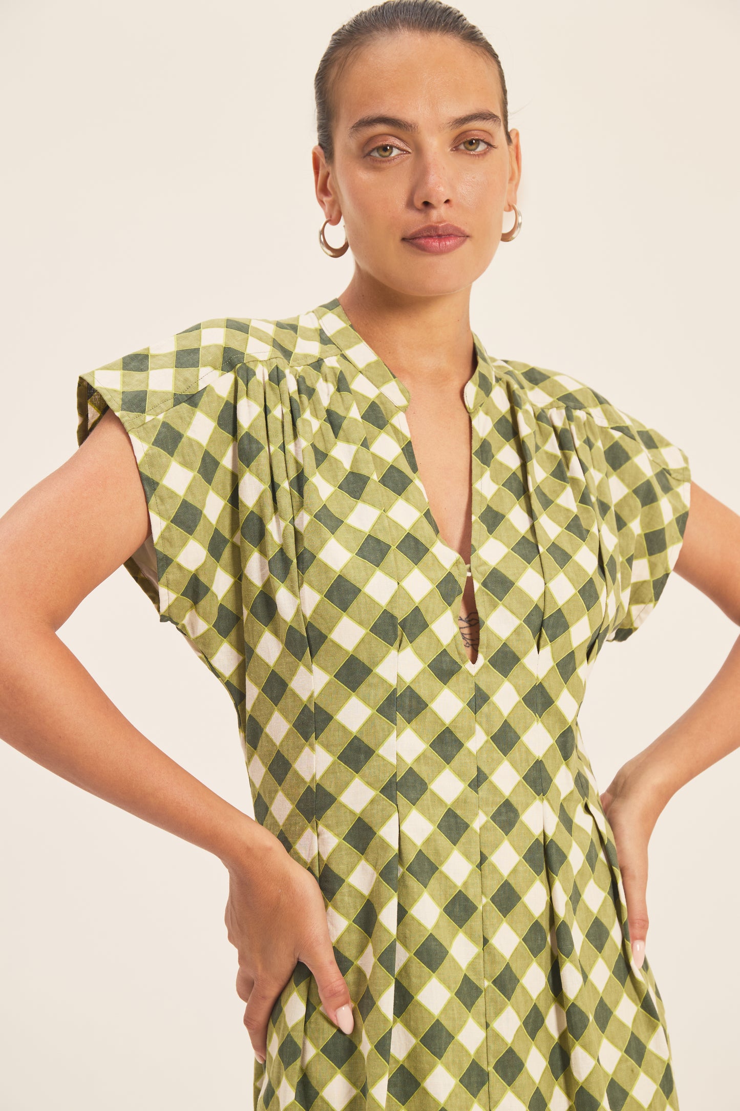 Edi Dress by JULA in Senja Moss