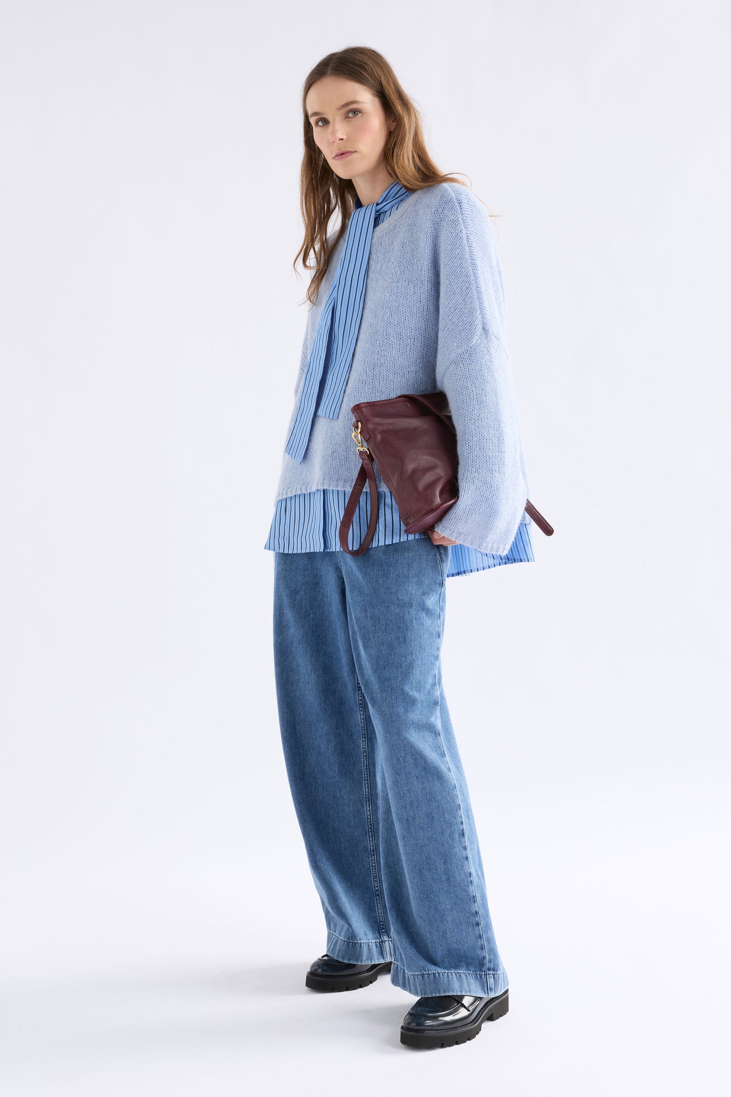 Agna Sweater by ELK in Pearl Blue