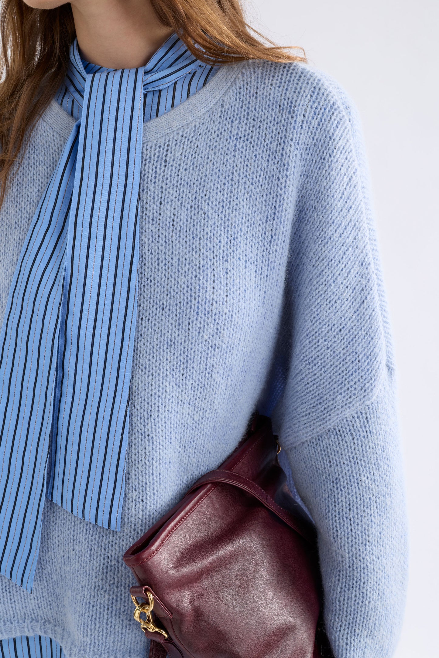 Agna Sweater by ELK in Pearl Blue