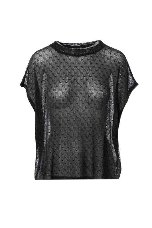 Knitwear Blouse by Anonyme in Black