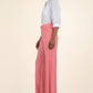 Meg Linen Wide Leg Pants by Kut from the Kloth in Salmon