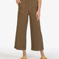 Topaz Wide-Leg Pant w/Porchop Pockets by Kut from the Kloth in Dark Olive