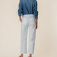 Ashton Wide Leg Barrel Pants by Kut from the Kloth in Optic White