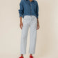 Ashton Wide Leg Barrel Pants by Kut from the Kloth in Optic White