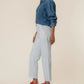 Ashton Wide Leg Barrel Pants by Kut from the Kloth in Optic White